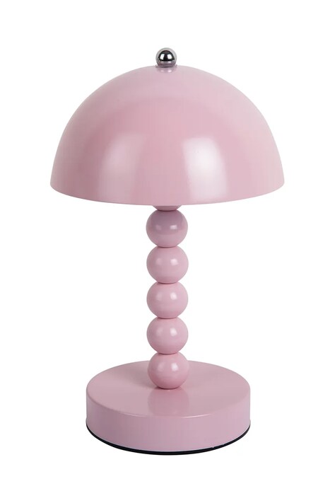 Bezdrôtová led stolná lampa Leitmotiv Bubbles LED ružová farba