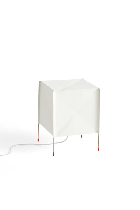 HAY asztali led lámpa Paper Cube 21,5 x 21,5 x 30,5 cm fehér
