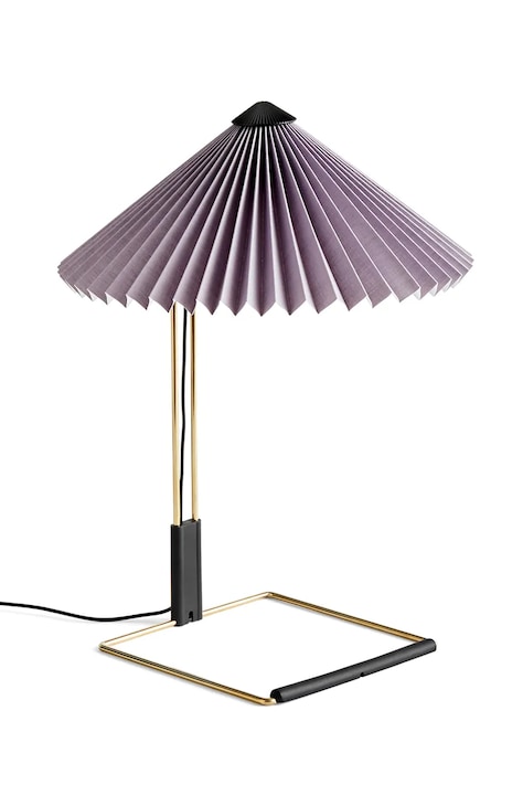 Stolná lampa HAY Matin 52 x 38 cm fialová farba