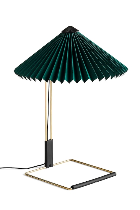Stolná lampa HAY Matin 30 x 38 cm zelená farba