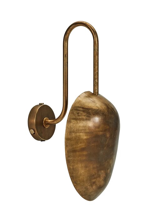 House Doctor lampa ścienna HDSwan 20 x 43 cm kolor zielony