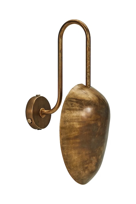 Nástenná lampa House Doctor HDSwan 20 x 43 cm zelená farba