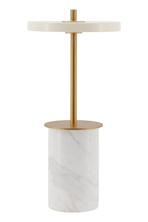 Umage lampa stołowa bezprzewodowa led Asteria Move Mini 25,5 cm kolor biały