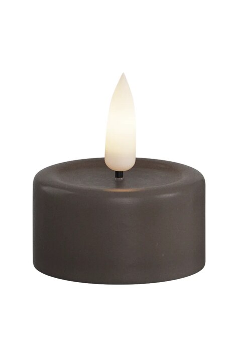 Deluxe Homeart świeca led Mokka Fyrfadslys 4 x 4,5 cm 2-pack kolor brązowy