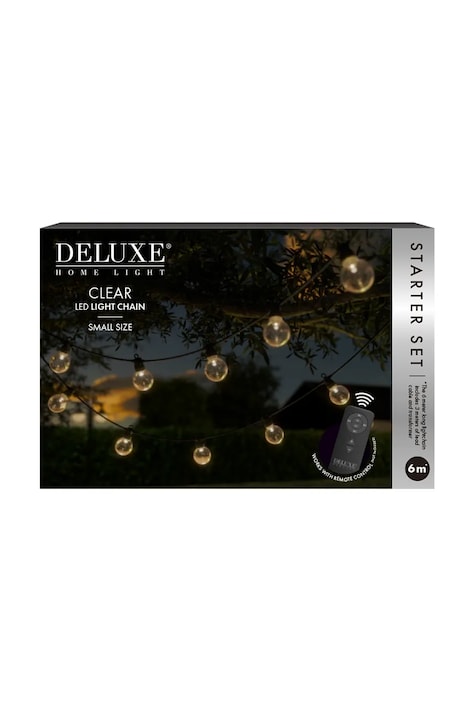 Deluxe Homeart girlanda led Starter Kit, 10 LED 3 m kolor czarny