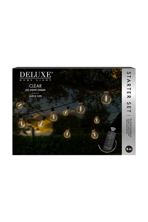 Deluxe Homeart girlanda led Starter Kit,10 LED, 8 m kolor czarny