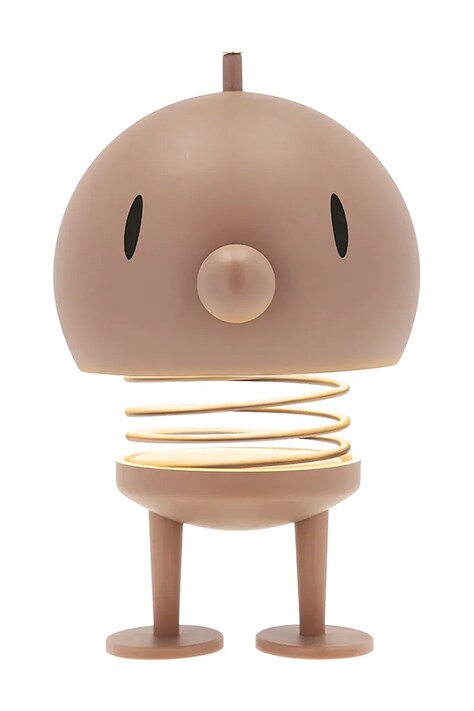 Hoptimist Lampa stołowa bezprzewodowa led L/10 x 15 cm kolor brązowy
