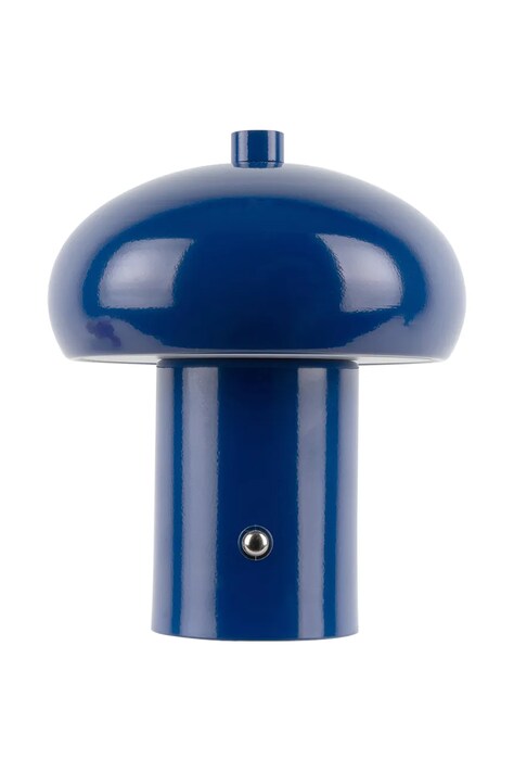 Leitmotiv lampa stołowa bezprzewodowa led Retro Seta 12,5 x 15 cm kolor granatowy