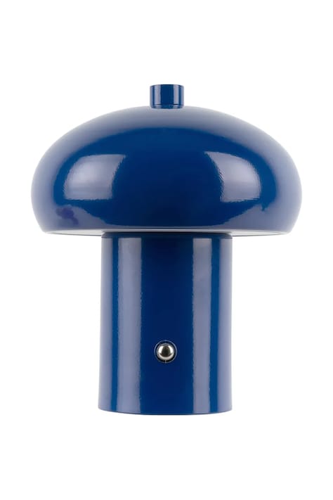 Leitmotiv lampa stołowa bezprzewodowa led Retro Seta 12,5 x 15 cm kolor granatowy