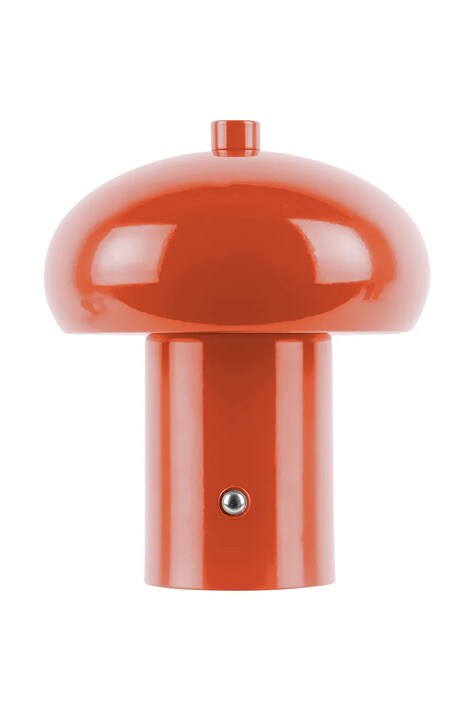 Leitmotiv lampa stołowa bezprzewodowa led Retro Seta 12,5 x 15 cm kolor pomarańczowy