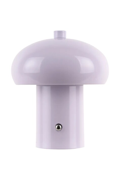 Leitmotiv lampa stołowa bezprzewodowa led Retro Seta 12,5 x 15 cm kolor fioletowy