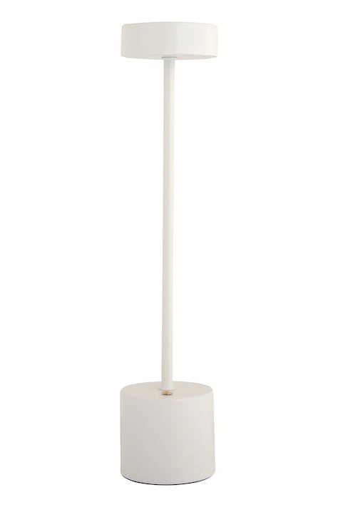 Leitmotiv lampa stołowa bezprzewodowa led Ganar 37,5 x 8 cm kolor biały