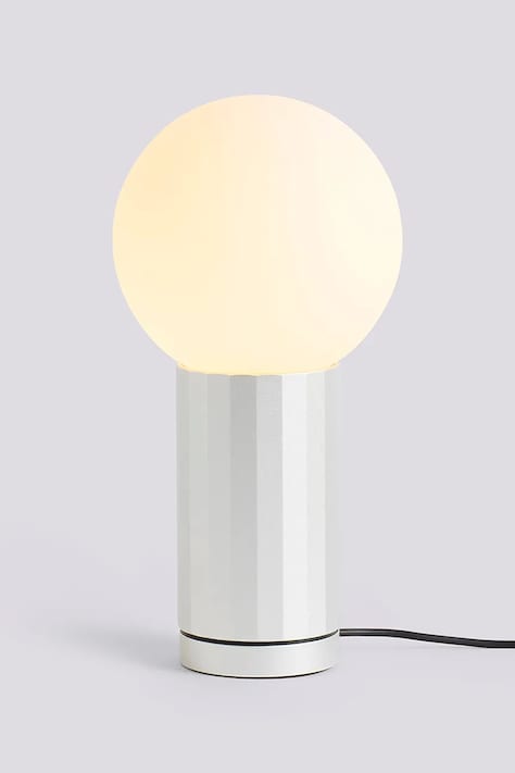 HAY lampa stołowa Turn On 20 x 10 cm kolor szary