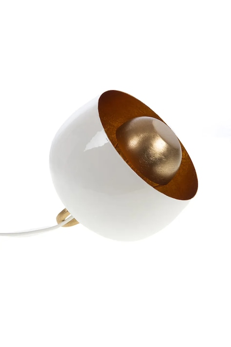 home & lifestyle lampa stołowa 23 x 20.5 cm kolor biały 165066