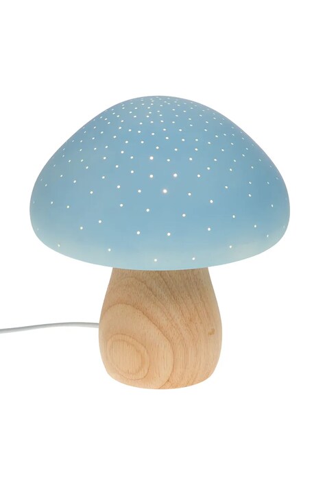 home & lifestyle lampa stołowa 22 x 20 cm kolor niebieski 169277