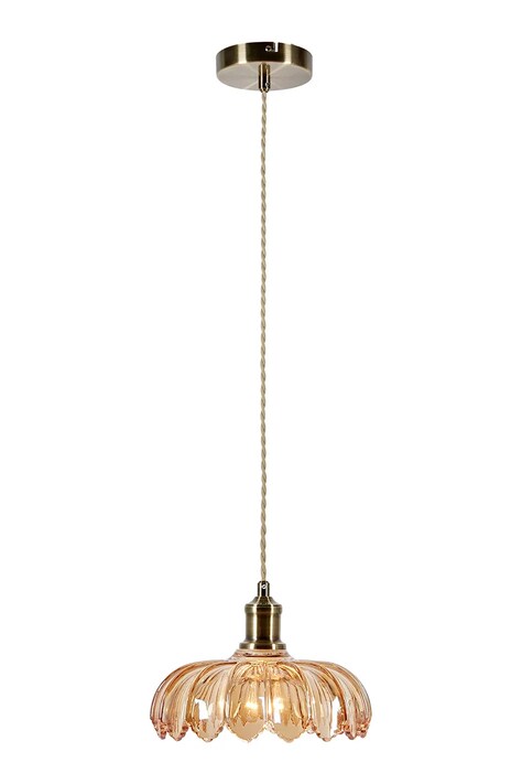 Markslöjd lampa wisząca Kurage 18 x 25,5 cm kolor żółty 108858