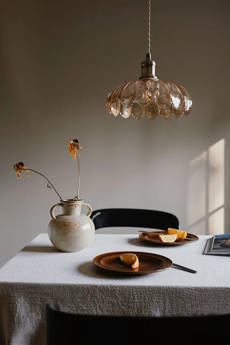 Markslöjd lampa wisząca Kurage 18 x 25,5 cm kolor żółty 108858