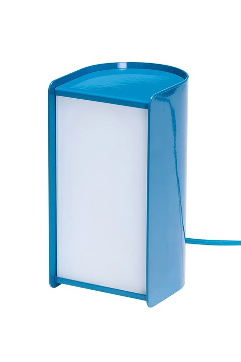 Hübsch lampa stołowa z metalu polerowanego 11 x 11 x 30 cm 962103