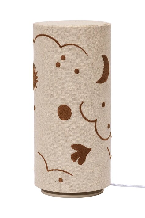 Ferm Living lampa stołowa lniana 26,5 x 12 cm 1104273319