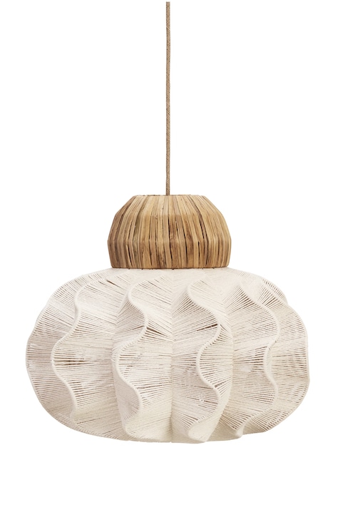 Madam Stoltz Lampa wisząca bawełniana 50 x 43 cm 25066