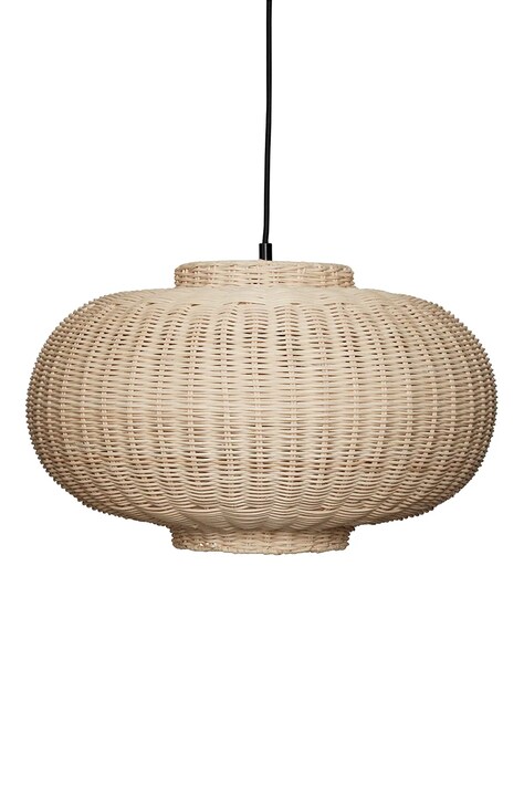 Hübsch lampa ścienna z rattanu 45 x 27 cm 991529
