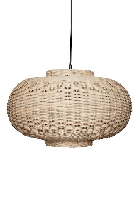 Hübsch lampa ścienna z rattanu 45 x 27 cm 991529