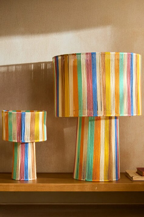 Calma House lampa stołowa bawełniana 46 x 30 cm FAR L4630 MUL