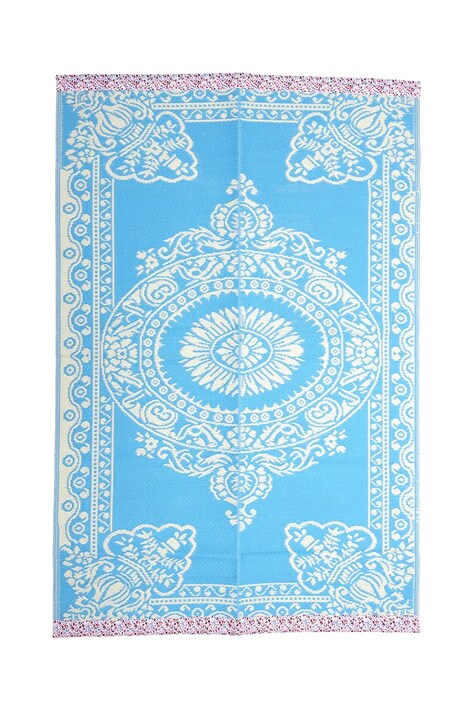 Rice dywan 120 x 180 cm kolor niebieski