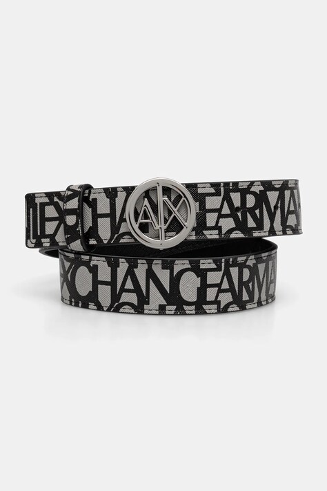 Pásek Armani Exchange dámský, černá barva