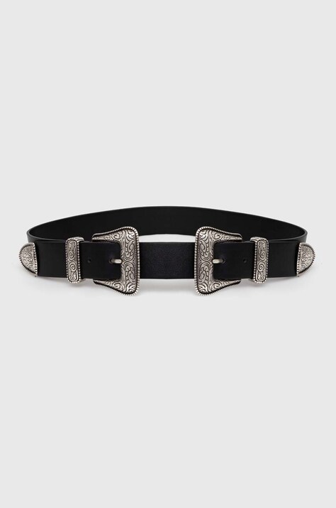 The Kooples curea femei, culoarea negru, AFCE25026K