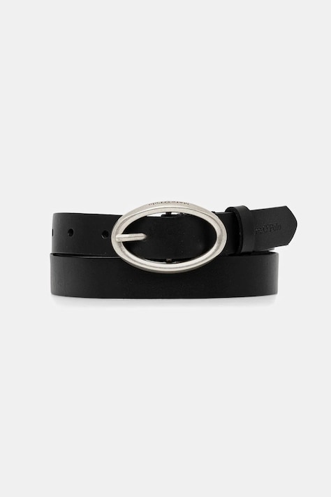 Marc O'Polo curea de piele culoarea negru, B0119509501111
