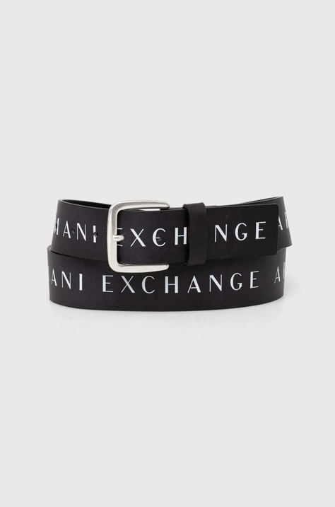 Armani Exchange шкіряний ремінь