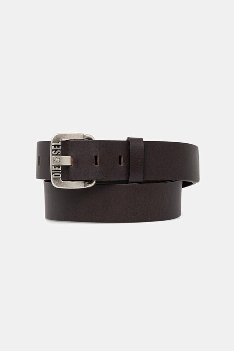 Diesel pasek skórzany B-STAR II BELT męski kolor brązowy X08881.P1913