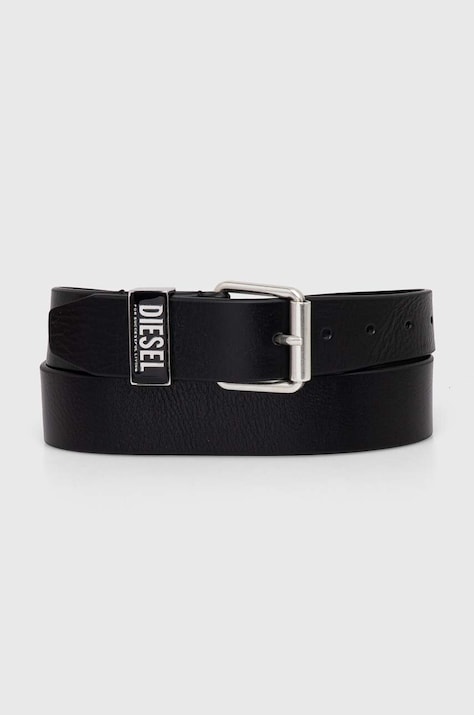 Diesel cintura in pelle uomo colore nero