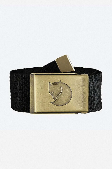 Remen Fjallraven Canvas Brass Belt boja: crna, F77297.550-550