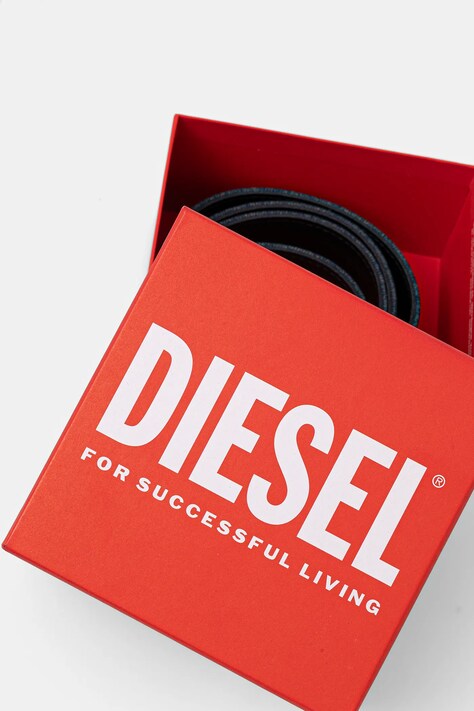 Ремінь Diesel OVAL D LOGO B-1DR W — фото 3