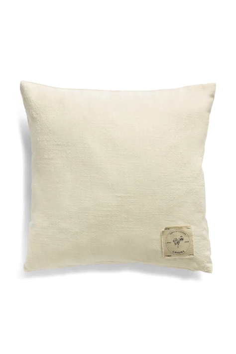 Calma House față de pernă din bumbac Gavema 45 x 45 cm culoarea bej