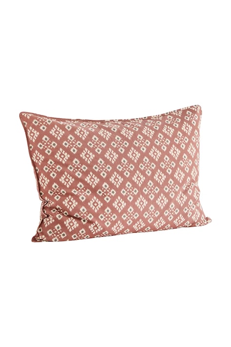 Madam Stoltz poszewka dekoracyjna na poduszkę 50 x 70 cm kolor pomarańczowy