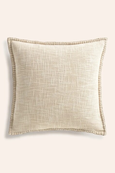 Декоративная наволочка для подушки Calma House Asilah цвет бежевый