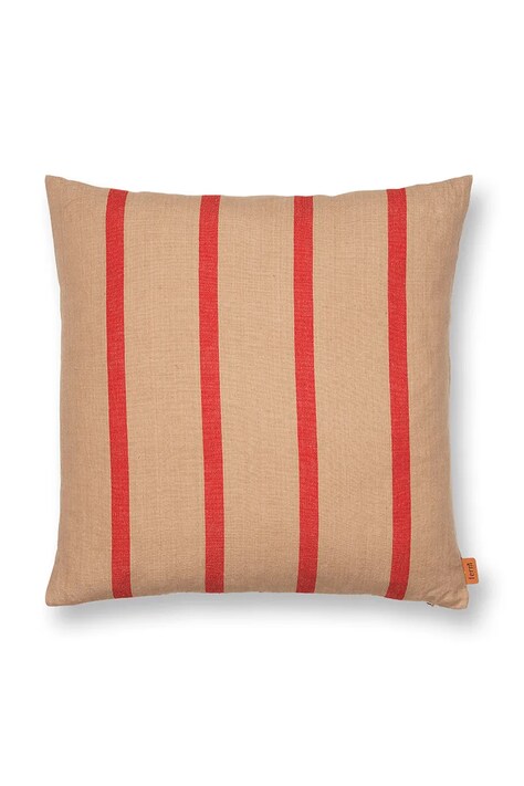ferm LIVING poszewka dekoracyjna na poduszkę Grand Cushion Cover kolor czerwony