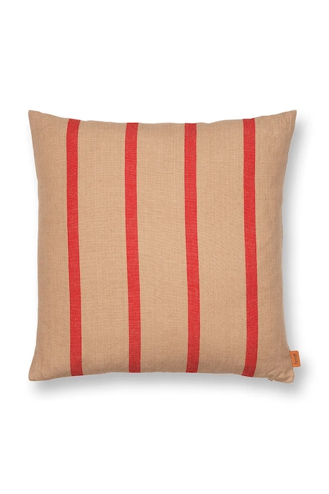 Διακοσμητική μαξιλαροθήκη ferm LIVING Grand Cushion Cover χρώμα: κόκκινο