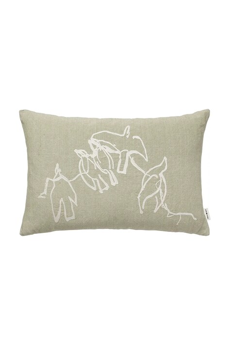 ferm LIVING pernă decorativă Vuelo culoarea verde