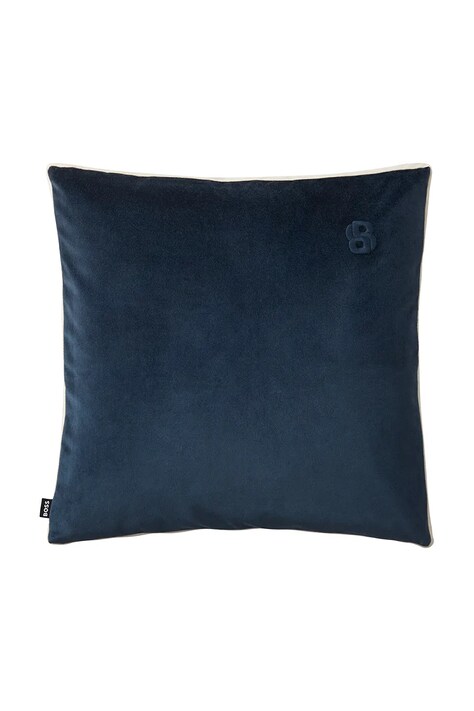 Μαξιλαροθήκη από βαμβάκι BOSS BVELVET Midnight 43 x 43 cm χρώμα: ναυτικό μπλε