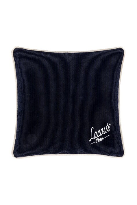 Lacoste poszewka na poduszkę bawełniana L VELVET Marine 45 x 45 cm kolor granatowy