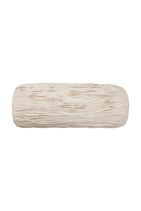 ferm LIVING poduszka dekoracyjna bawełniana Falda 60 x 20 cm kolor beżowy