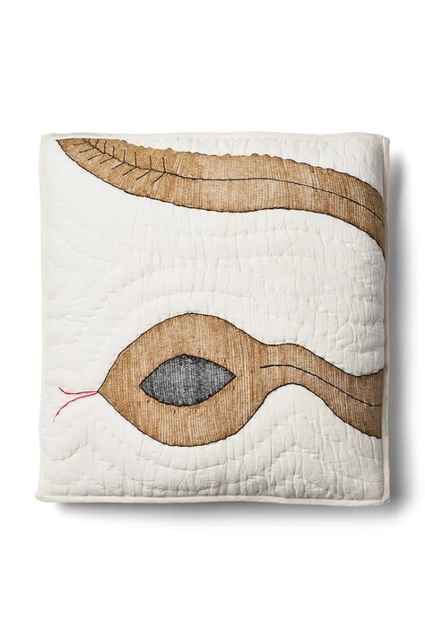 Bongusta poduszka dekoracyjna bawełniana Snake 50 x 50 cm kolor multicolor