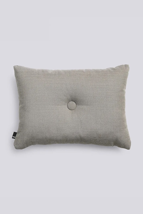 HAY poduszka dekoracyjna bawełniana Dot 45 x 60 cm kolor szary