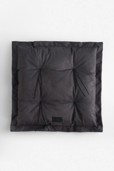 La Mania poduszka dekoracyjna Corde 60 x 60 cm kolor szary