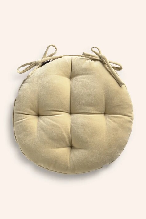 Calma House poduszka na krzesło Velour 40 x 4 cm kolor beżowy VELOUR.40D.CRU