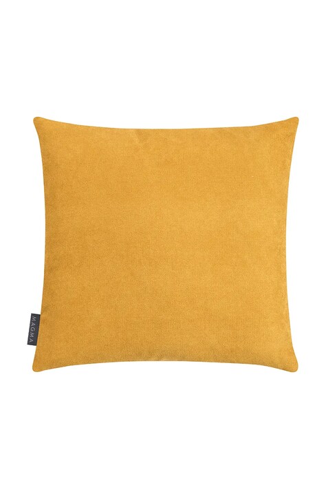 Magma poduszka dekoracyjna z domieszką bawełny Vindetta 45 x 45 cm kolor żółty 67072.047